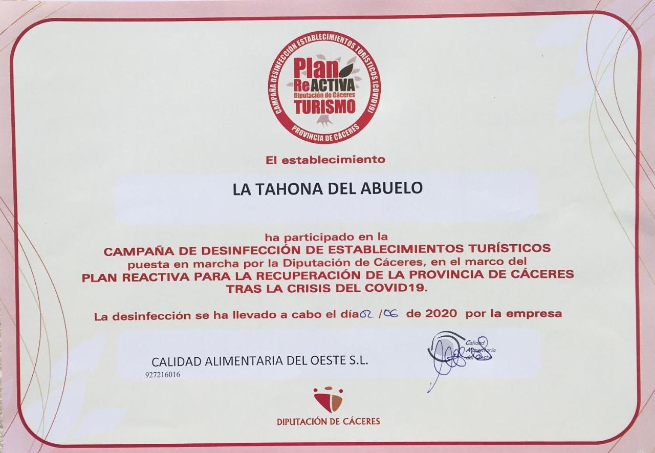 Casa Rural La Tahona Del Abuelo Tr Cc 00344 Plasenzuela מראה חיצוני תמונה